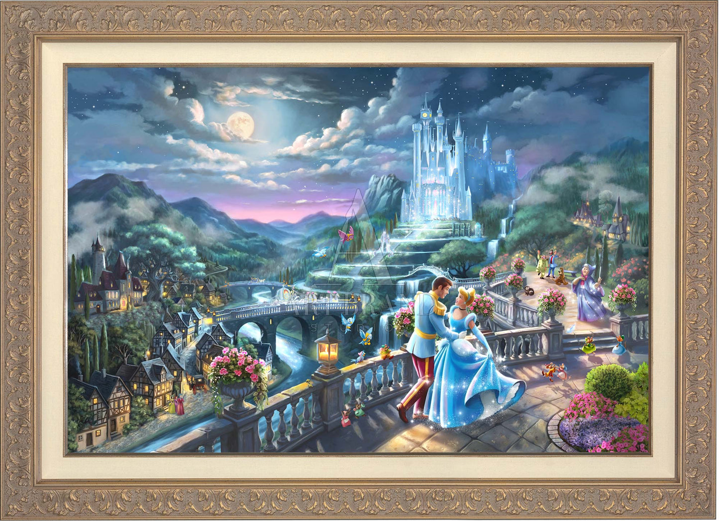 Disney's Cinderella - Midnight Stroll - Limited Edition Canvas