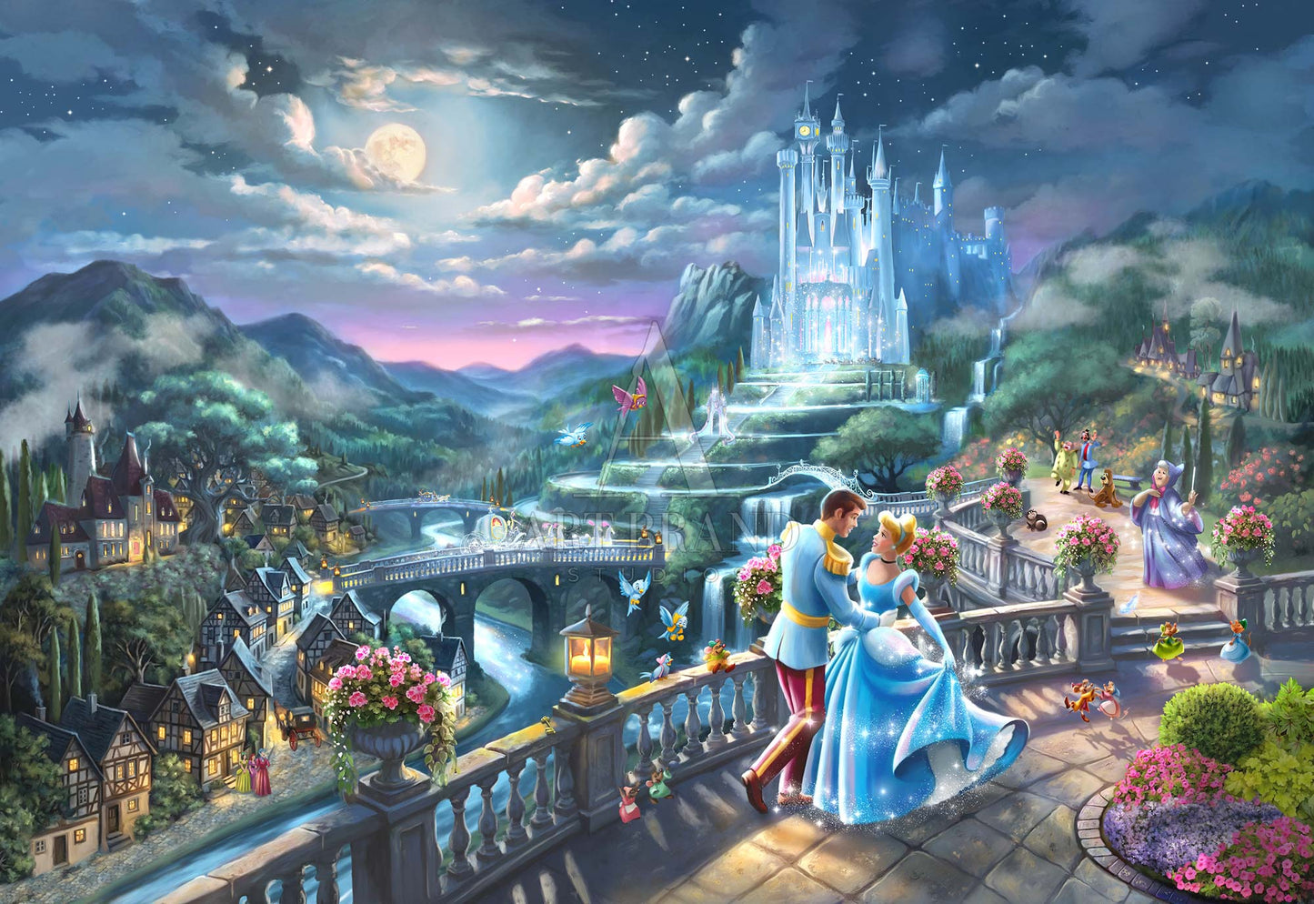 Disney's Cinderella - Midnight Stroll - Limited Edition Canvas