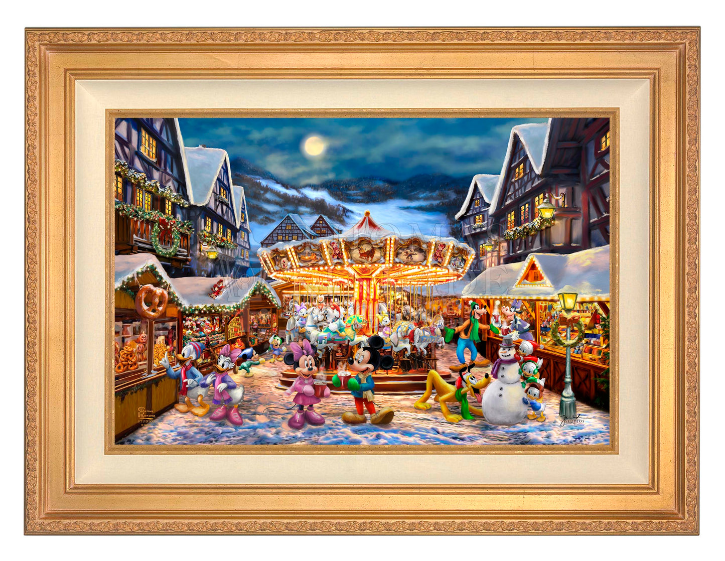 Disney Mickey and Minnie Christmas Market - Jewel Edition Art