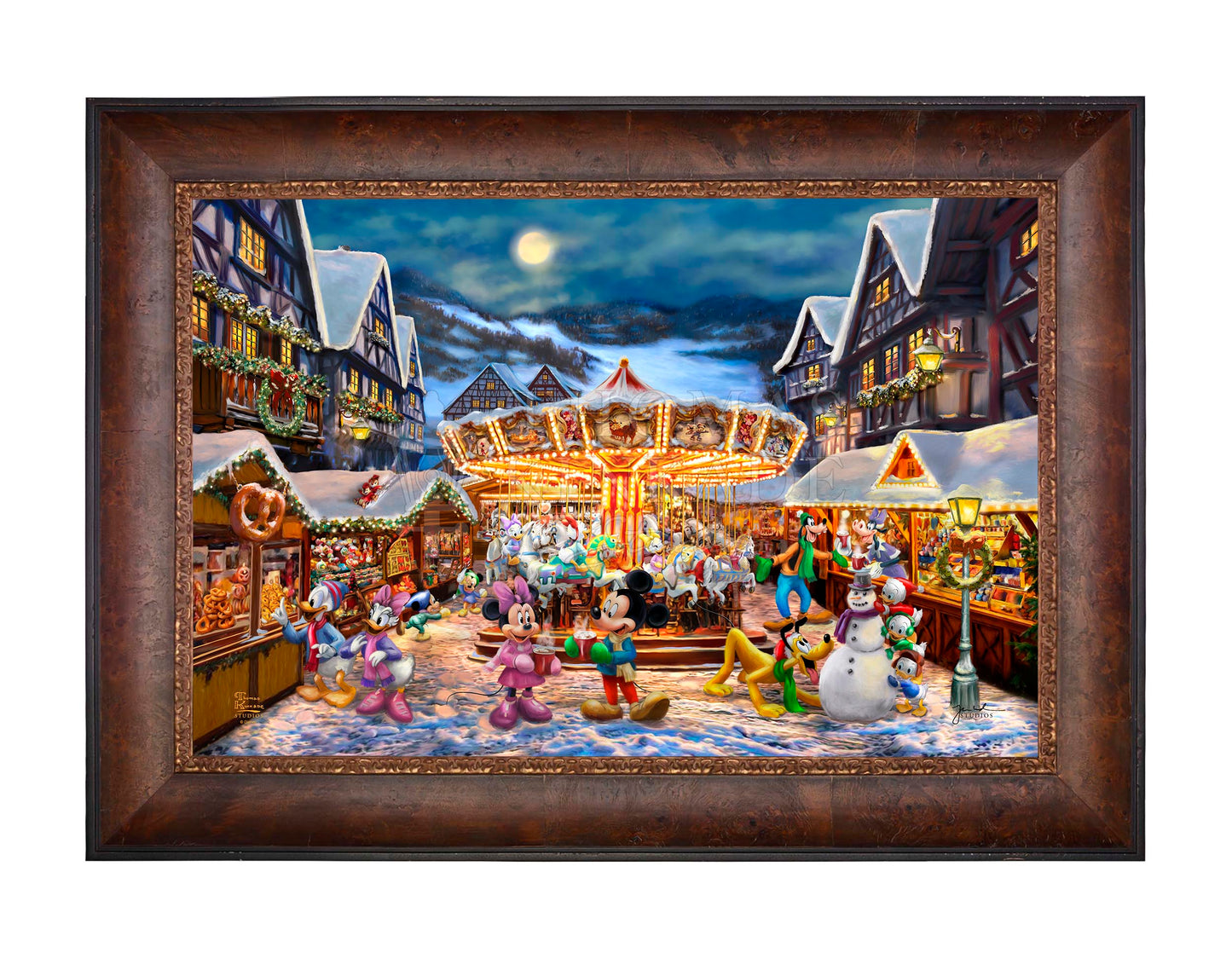 Disney Mickey and Minnie Christmas Market - Jewel Edition Art