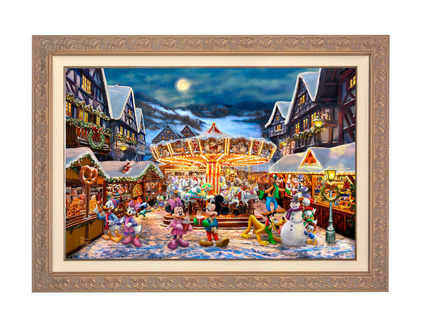 Disney Mickey and Minnie Christmas Market - Jewel Edition Art