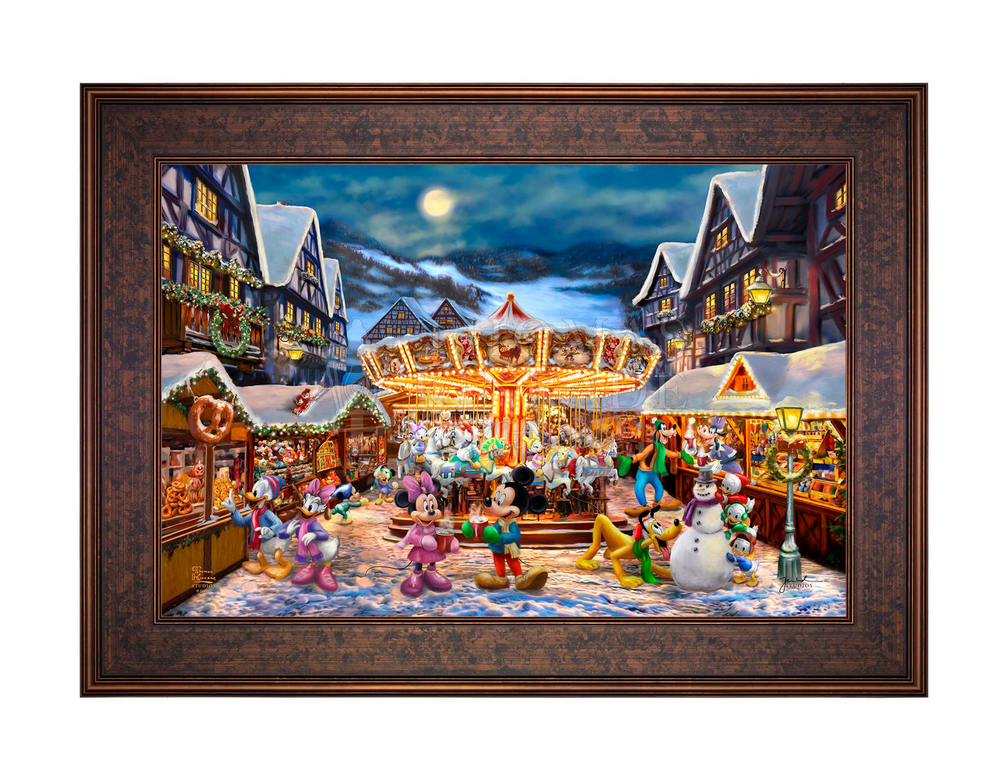 Disney Mickey and Minnie Christmas Market - Jewel Edition Art