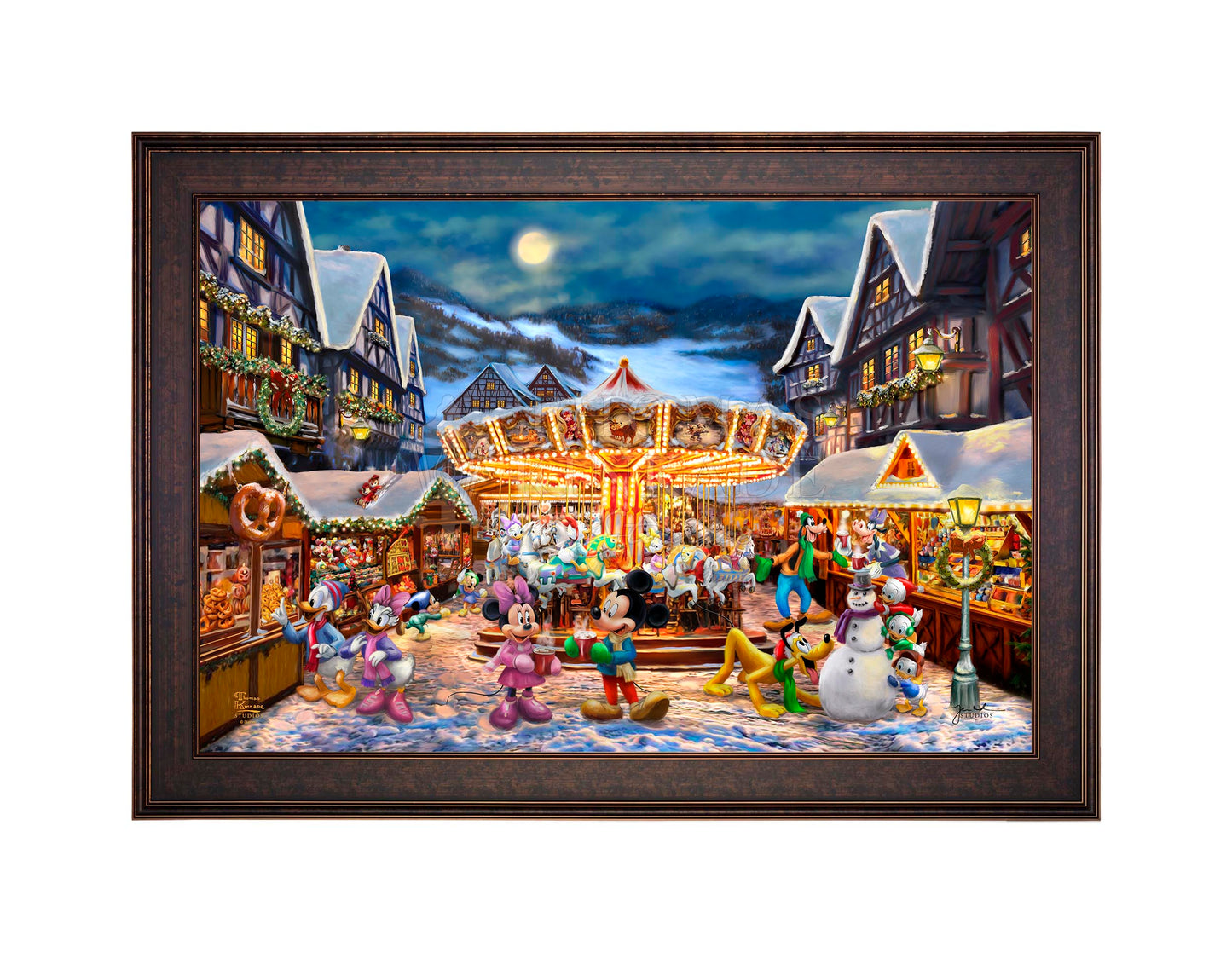 Disney Mickey and Minnie Christmas Market - Jewel Edition Art