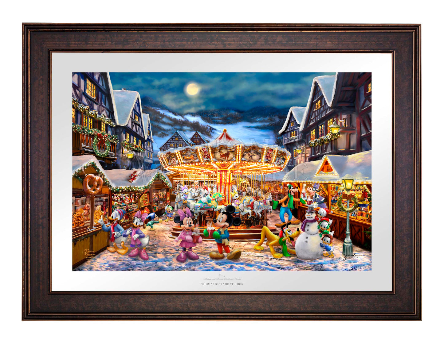 Disney Mickey and Minnie Christmas Market - Limited Edition Paper