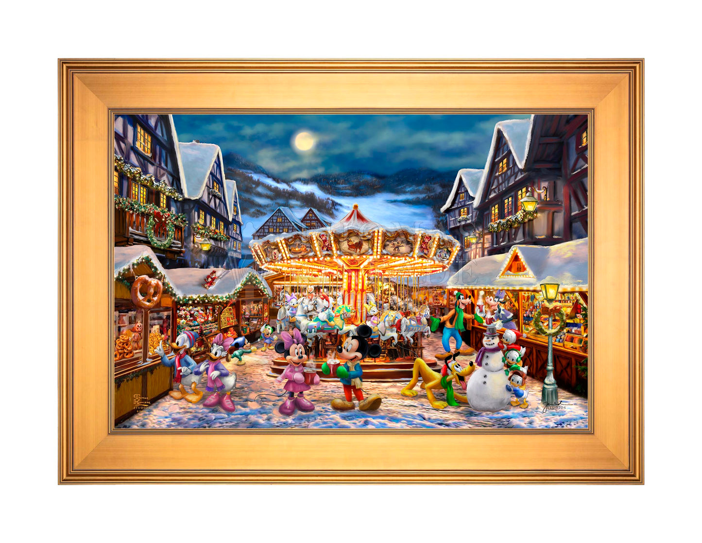 Disney Mickey and Minnie Christmas Market - Jewel Edition Art