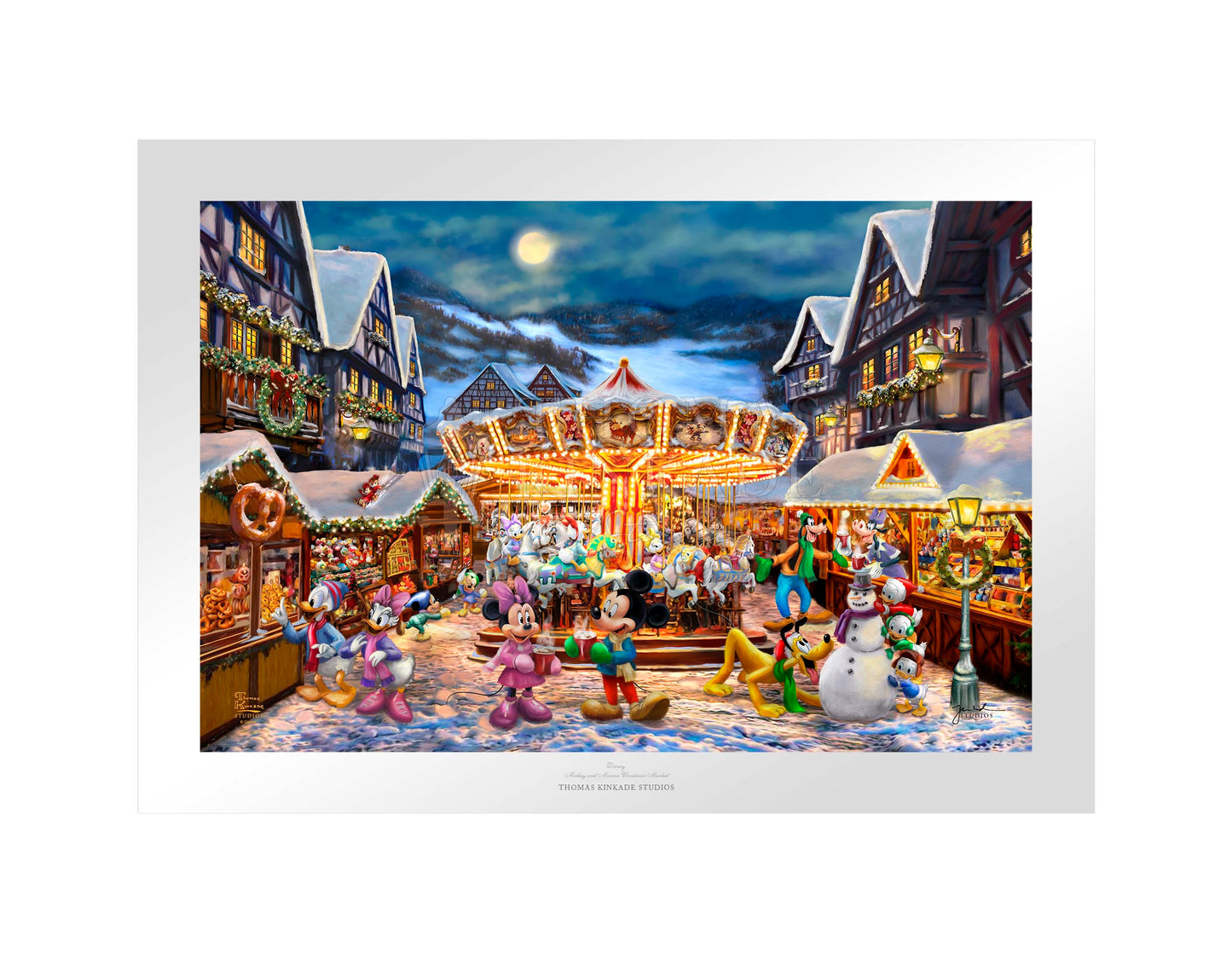 Disney Mickey and Minnie Christmas Market - Limited Edition Paper
