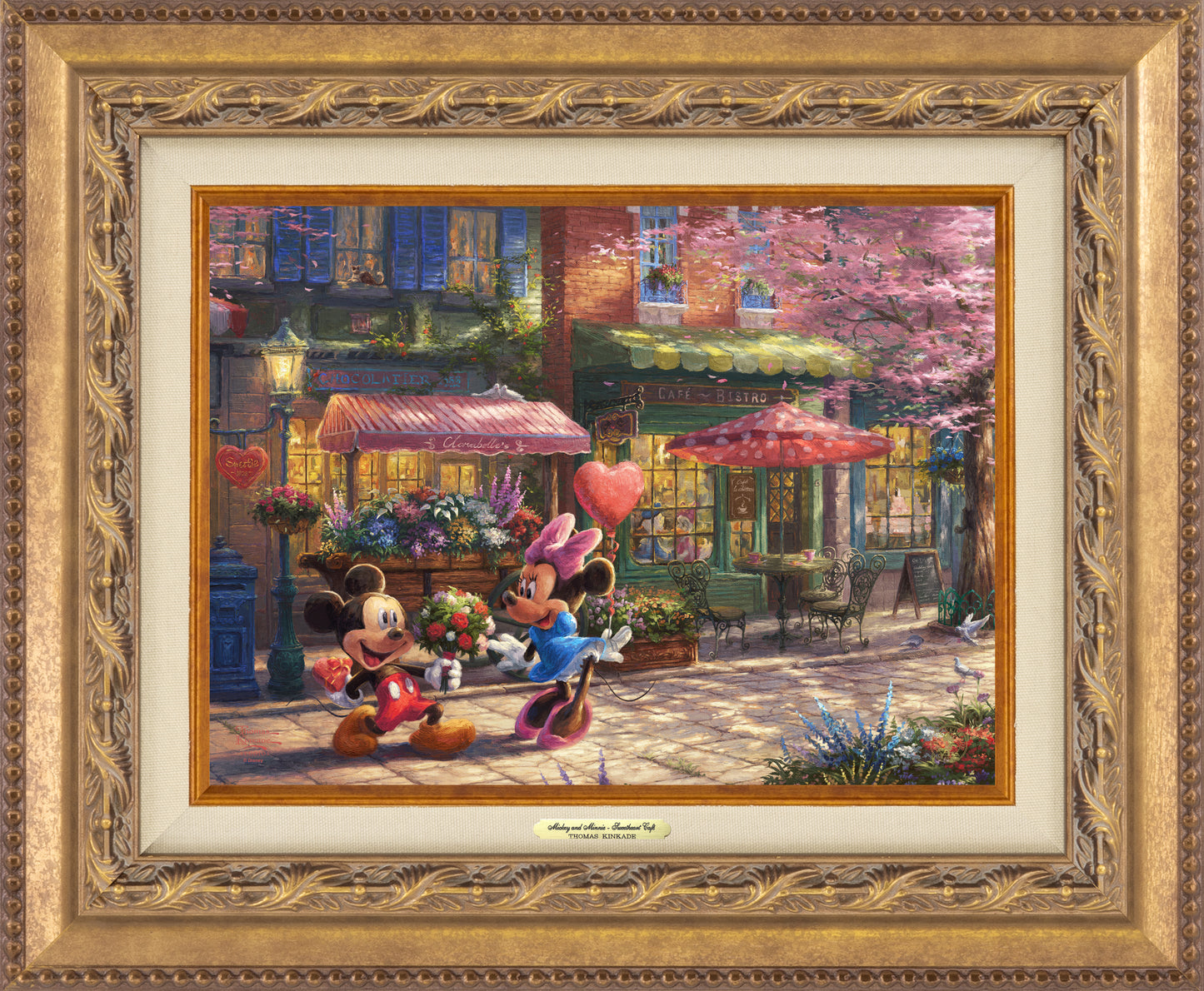 Disney Mickey and Minnie - Sweetheart Café - Canvas Classics