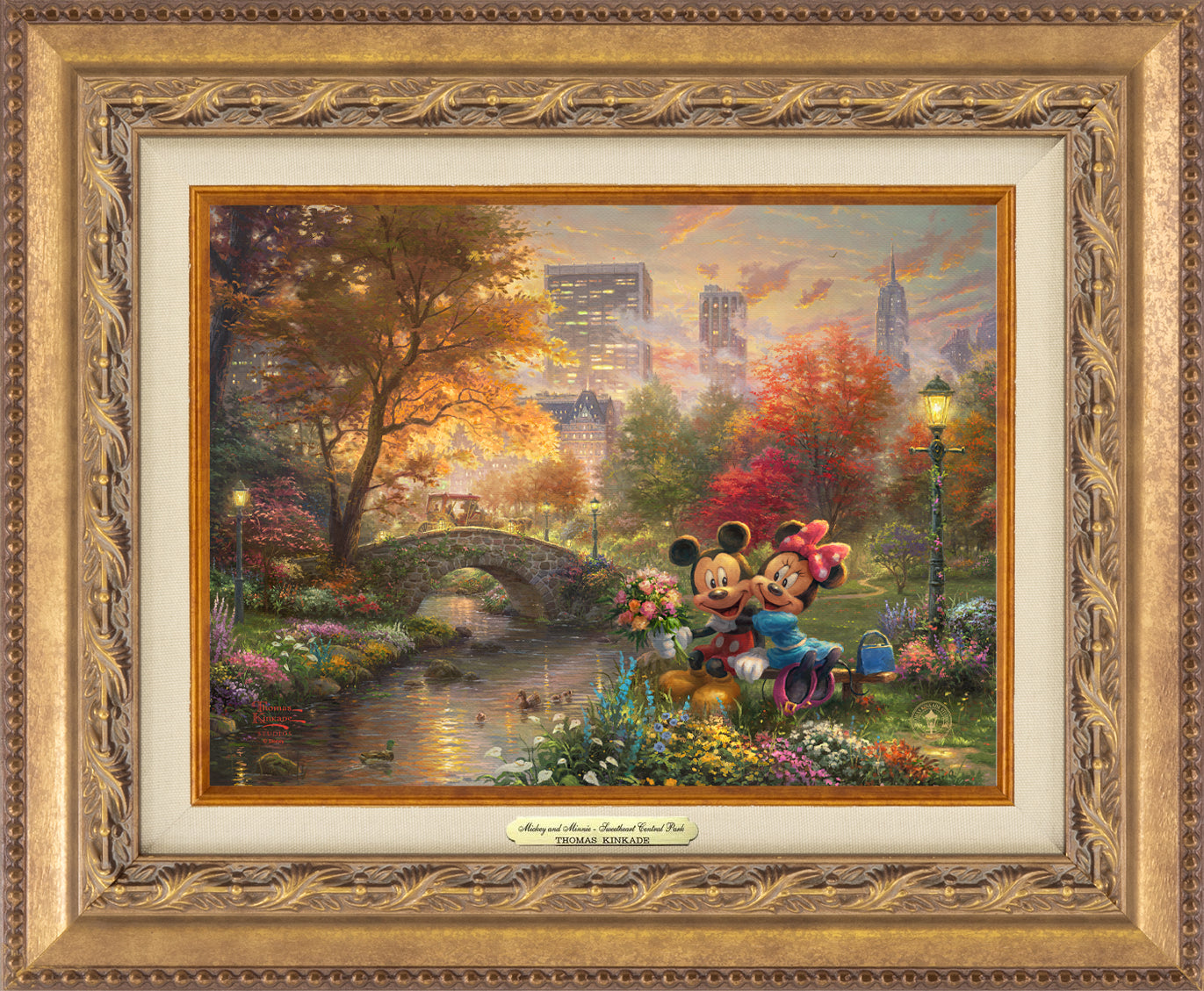 Disney Mickey and Minnie - Sweetheart Central Park - Canvas Classics