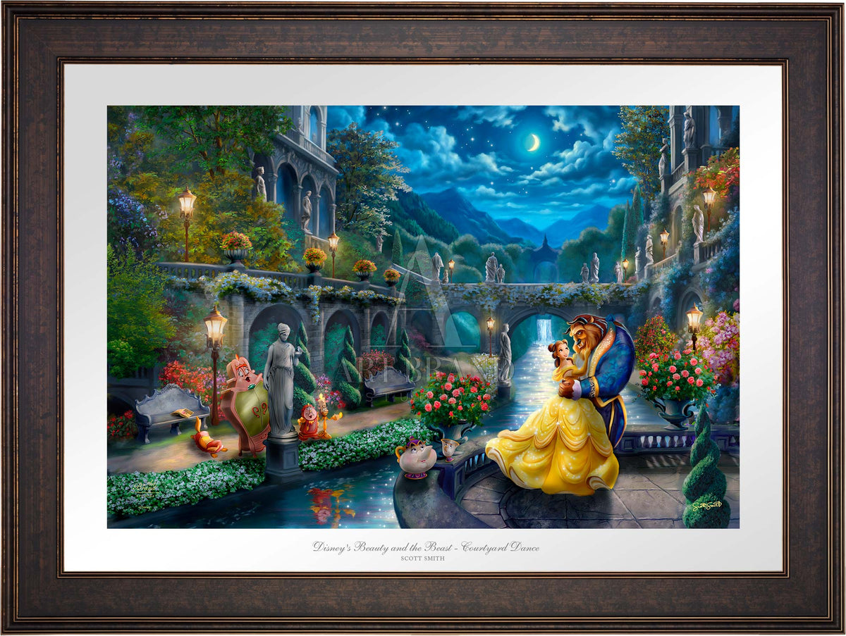 Disney's Beauty and the Beast - Courtyard Dance  - Limited Edition Paper