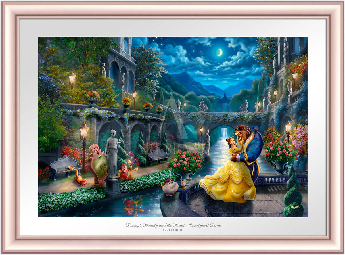 Disney's Beauty and the Beast - Courtyard Dance  - Limited Edition Paper