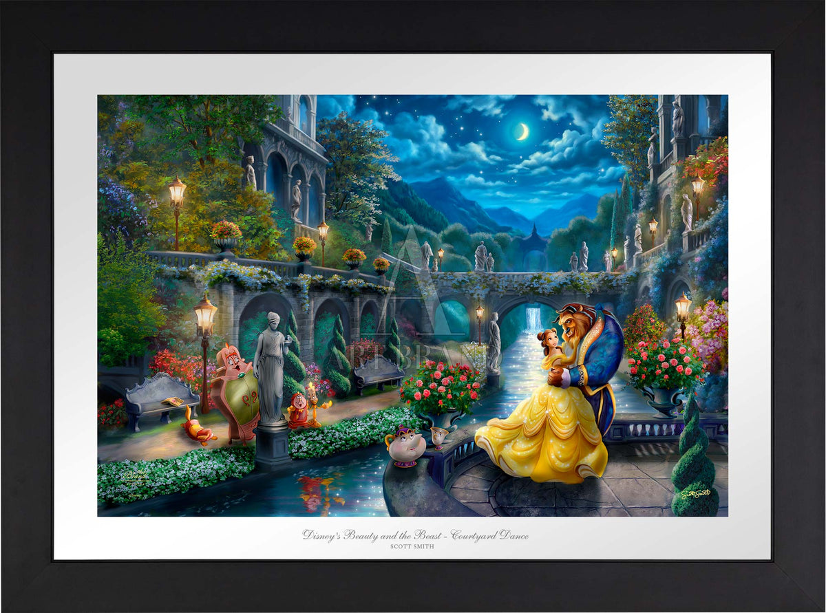 Disney's Beauty and the Beast - Courtyard Dance  - Limited Edition Paper