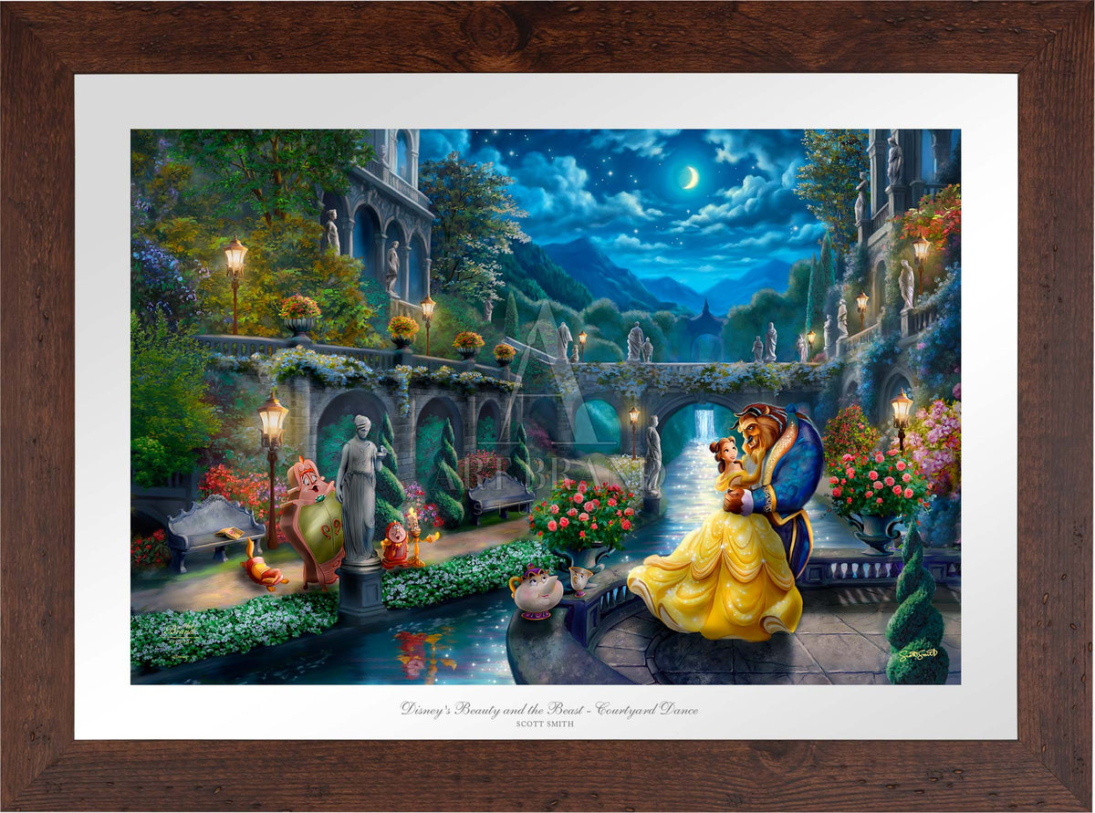 Disney's Beauty and the Beast - Courtyard Dance  - Limited Edition Paper
