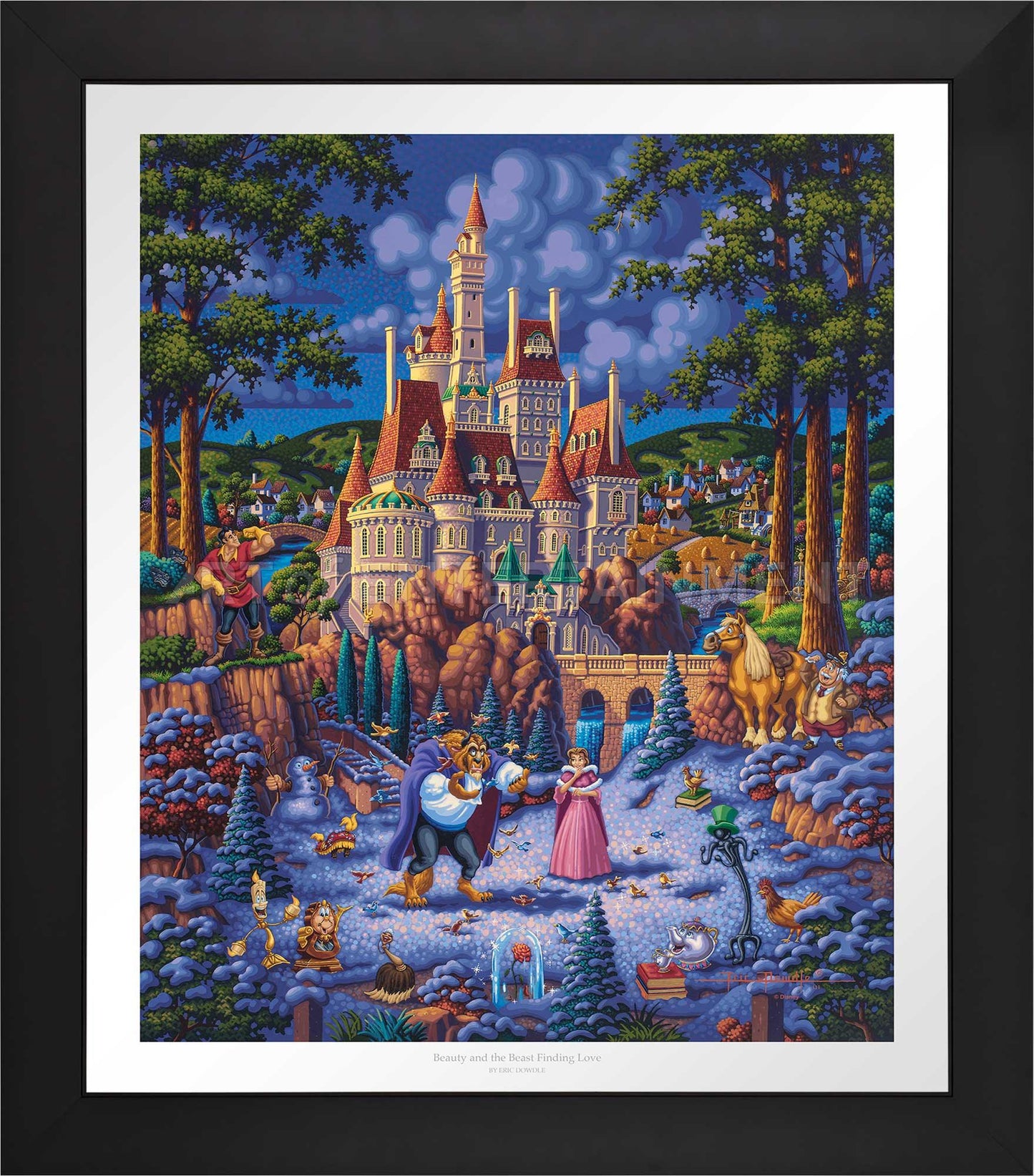 Beauty and the Beast Finding Love - Limited Edition Paper (SN - Standard Numbered) - Art Of Entertainment