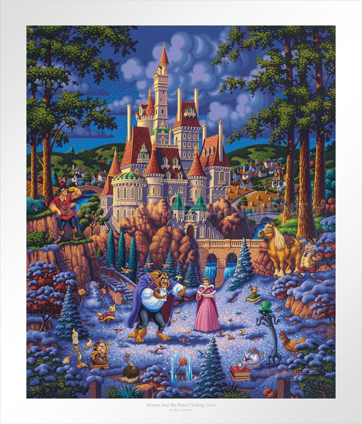 Beauty and the Beast Finding Love - Limited Edition Paper (SN - Standard Numbered)