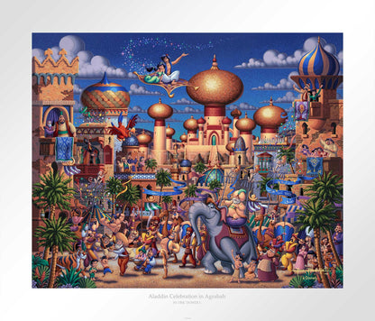 Aladdin Celebration in Agrabah - Limited Edition Paper (AP - Artist Proof)