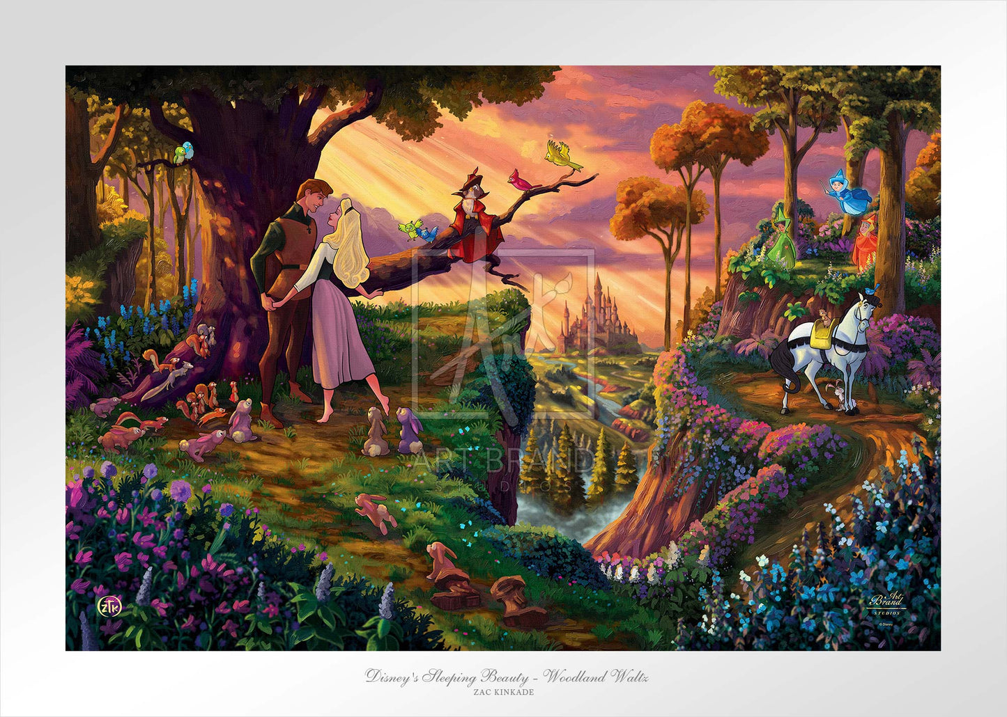 Disney's Sleeping Beauty - Woodland Waltz - Limited Edition Paper