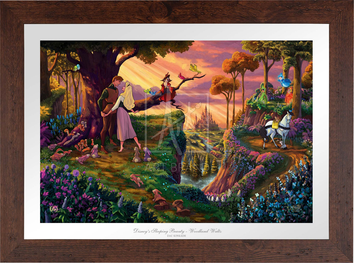 Disney's Sleeping Beauty - Woodland Waltz - Limited Edition Paper