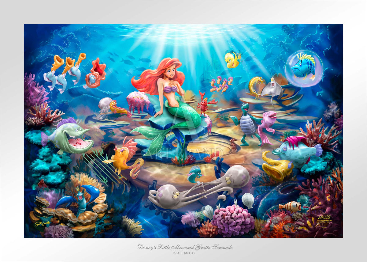 Disney's Little Mermaid Grotto Serenade - Limited Edition Paper