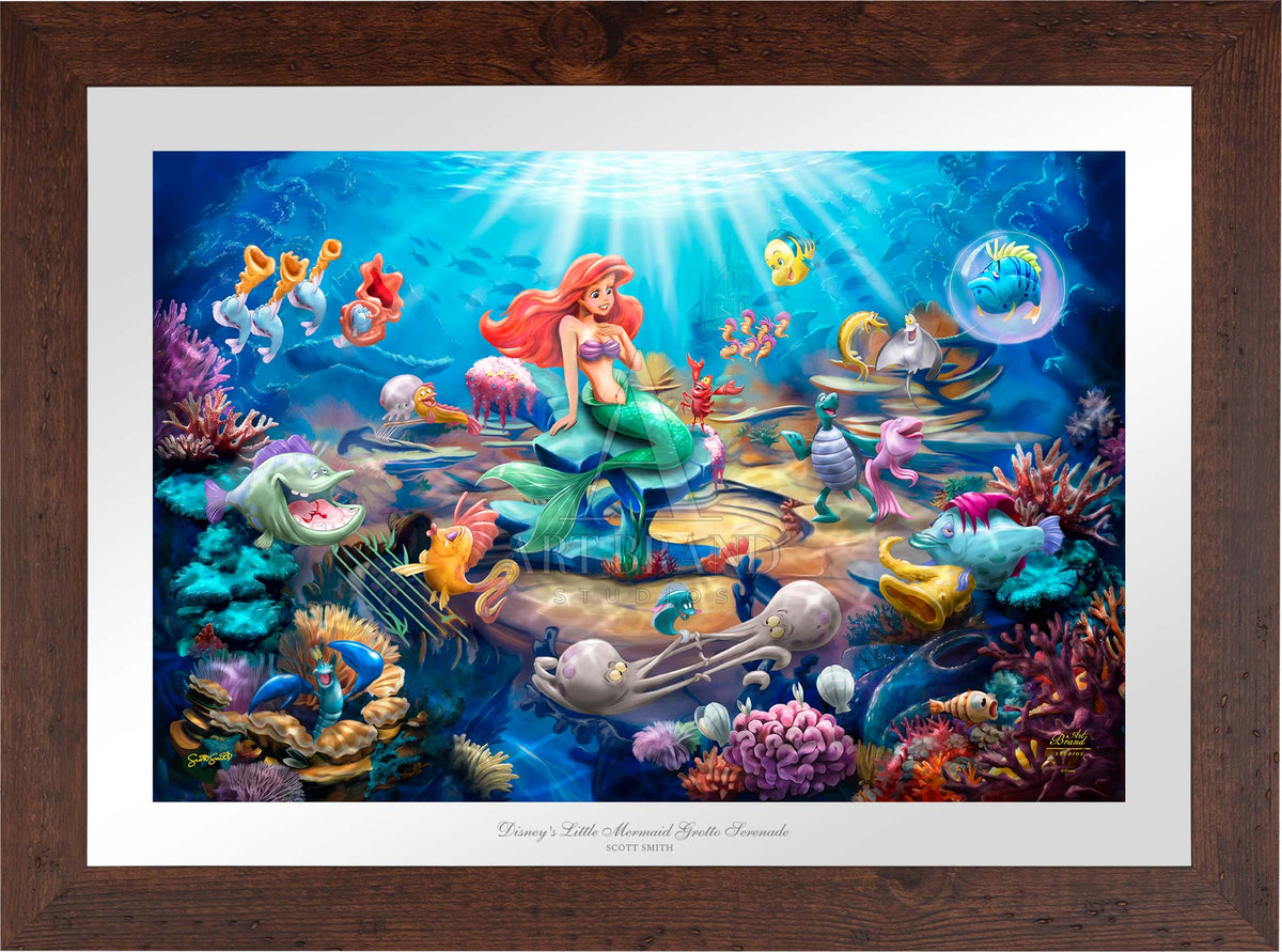 Disney's Little Mermaid Grotto Serenade - Limited Edition Paper