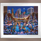 Mickey and Friends Skating in Central Park - Limited Edition Paper (SN - Standard Numbered)