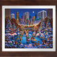 Mickey and Friends Skating in Central Park - Limited Edition Paper (SN - Standard Numbered)