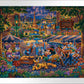 Mickey and Friends Painting in Paris - Limited Edition Paper (SN - Standard Numbered)