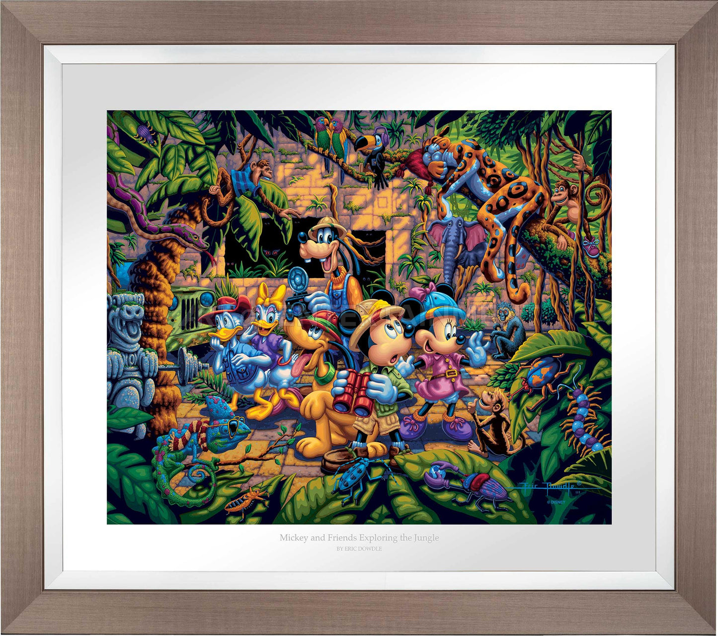 Mickey and Friends Exploring the Jungle - Limited Edition Paper (SN - Standard Numbered)