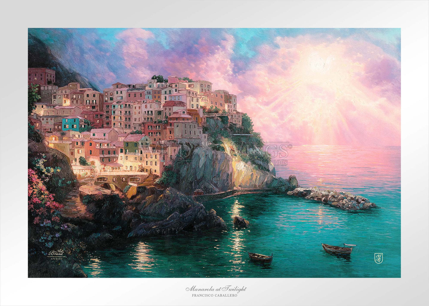 Manarola at Twilight - Limited Edition Paper