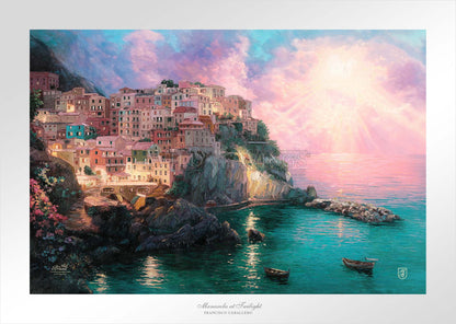 Manarola at Twilight - Limited Edition Paper