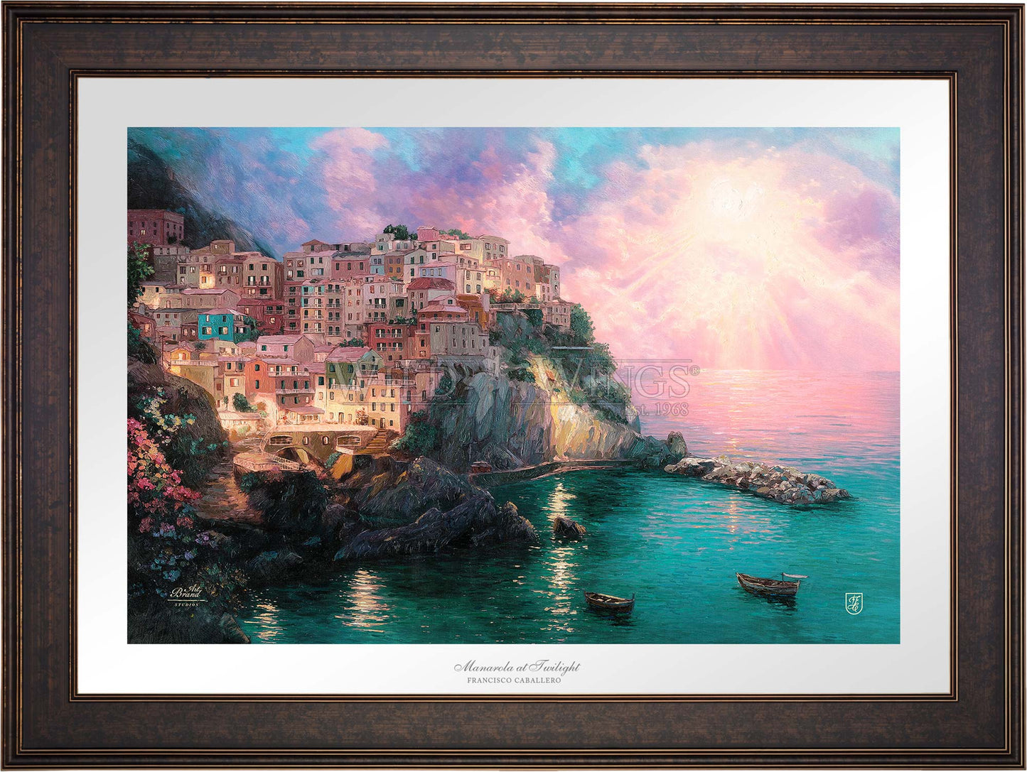 Manarola at Twilight - Limited Edition Paper