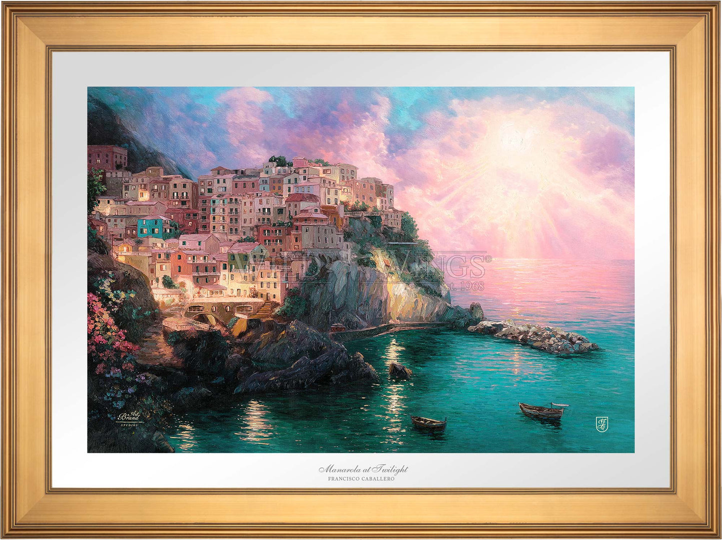 Manarola at Twilight - Limited Edition Paper