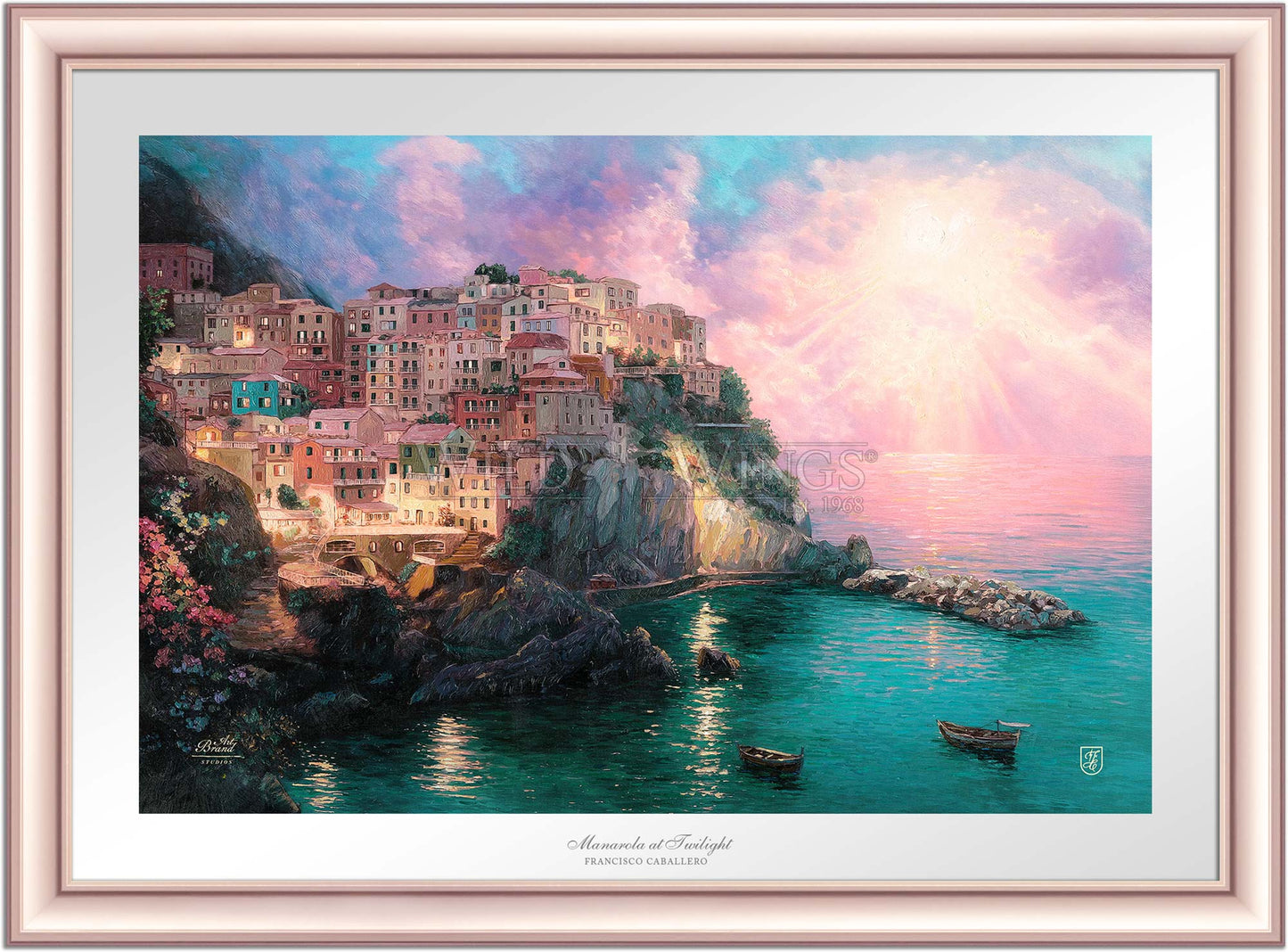 Manarola at Twilight - Limited Edition Paper