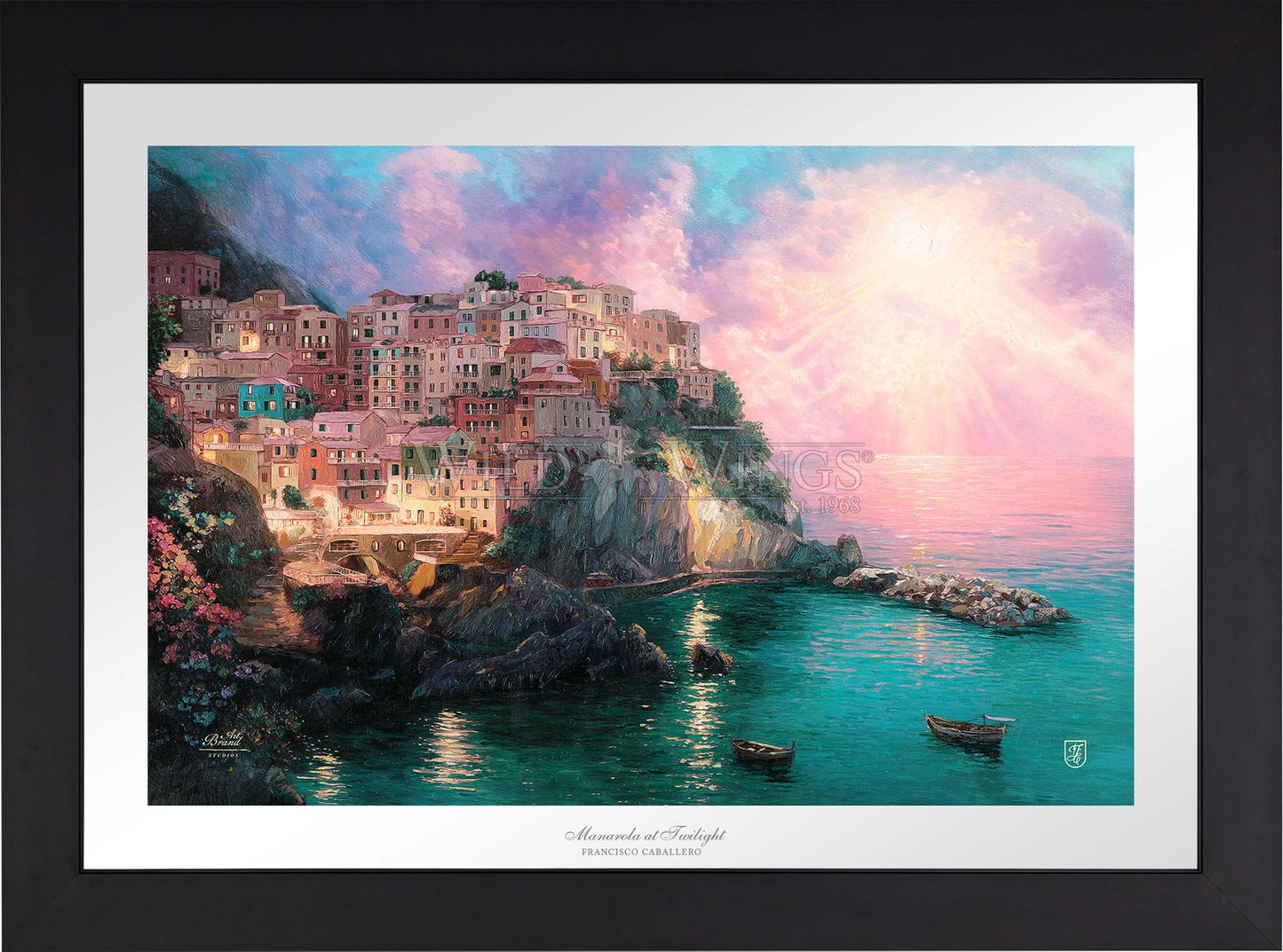 Manarola at Twilight - Limited Edition Paper