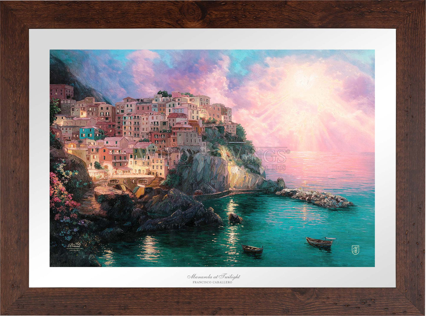 Manarola at Twilight - Limited Edition Paper
