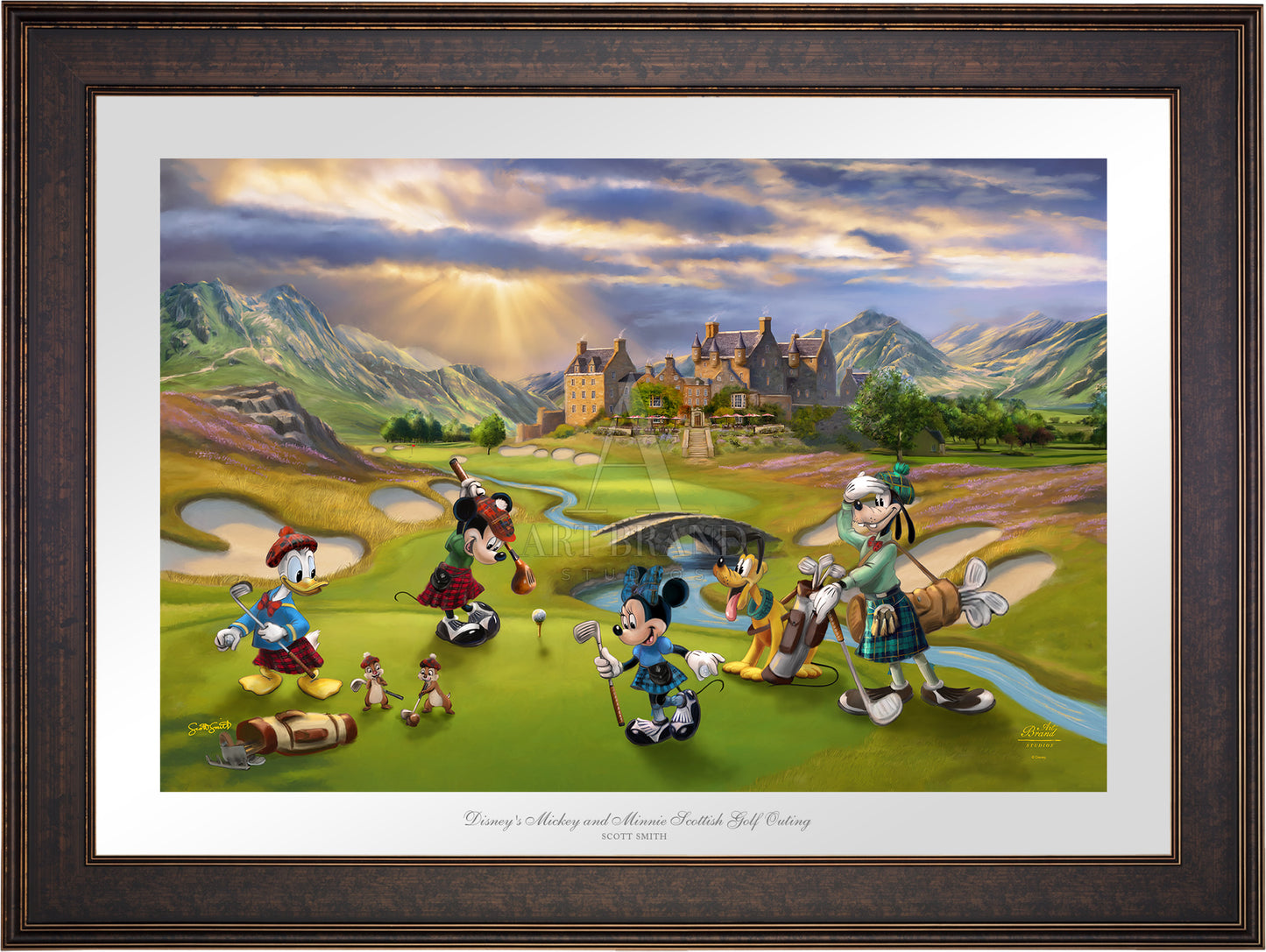 Disney's Mickey and Minnie Scottish Golf Outing - Limited Edition Paper