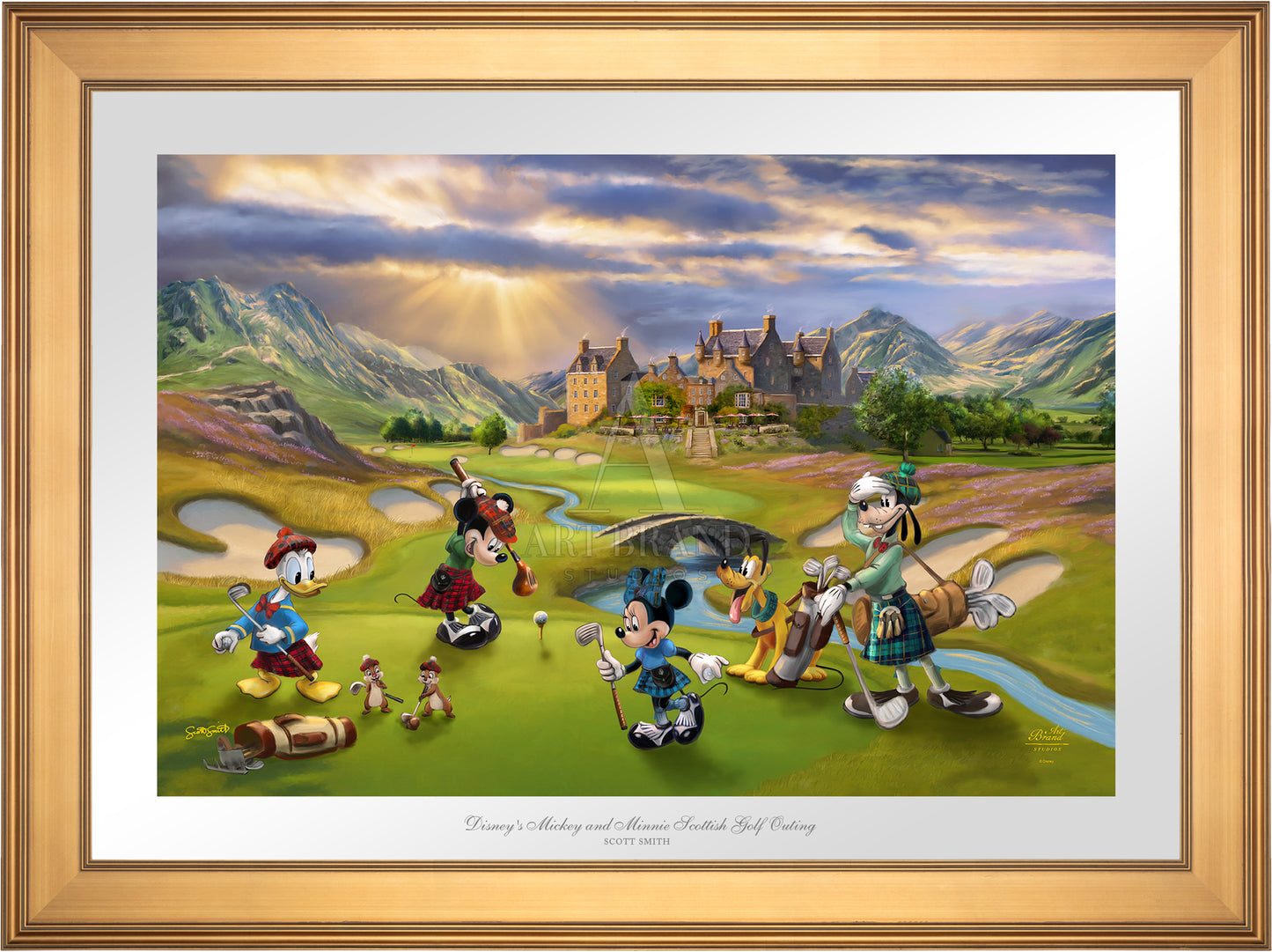 Disney's Mickey and Minnie Scottish Golf Outing - Limited Edition Paper