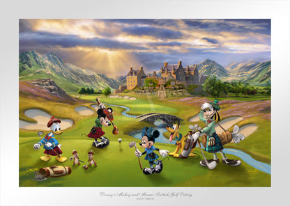 Disney's Mickey and Minnie Scottish Golf Outing - Limited Edition Paper