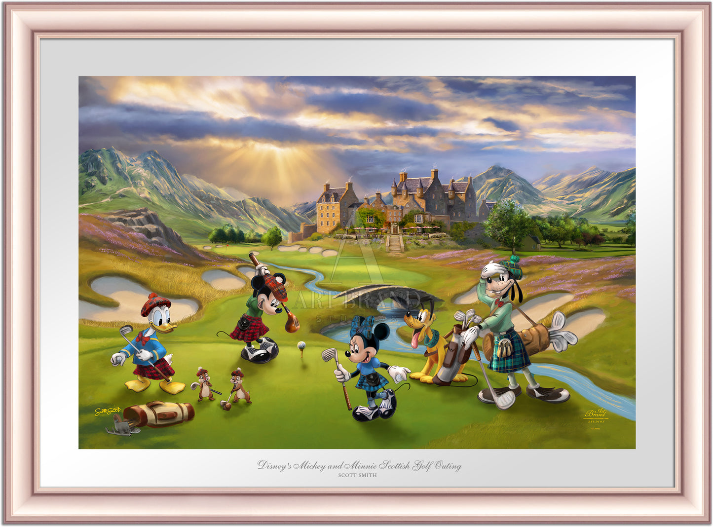 Disney's Mickey and Minnie Scottish Golf Outing - Limited Edition Paper