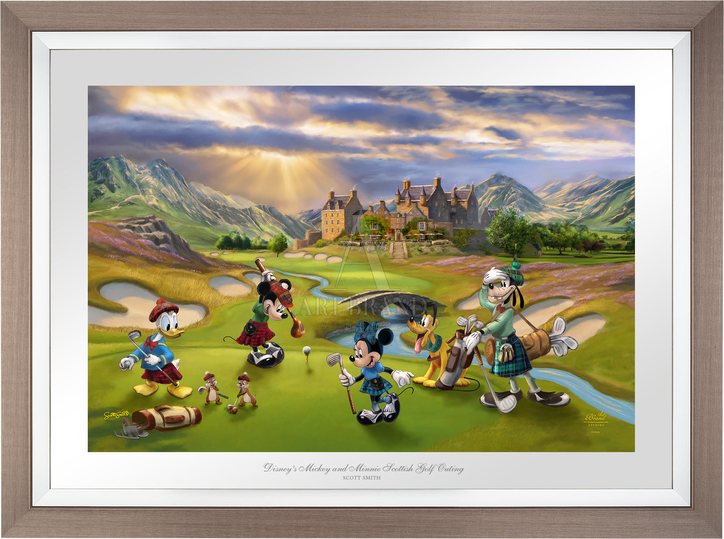 Disney's Mickey and Minnie Scottish Golf Outing - Limited Edition Paper