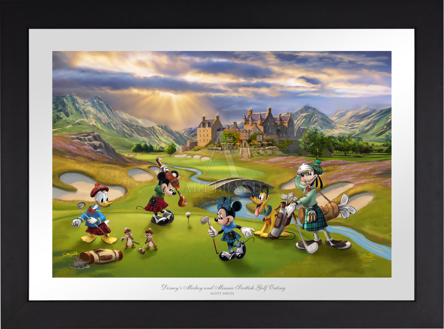Disney's Mickey and Minnie Scottish Golf Outing - Limited Edition Paper