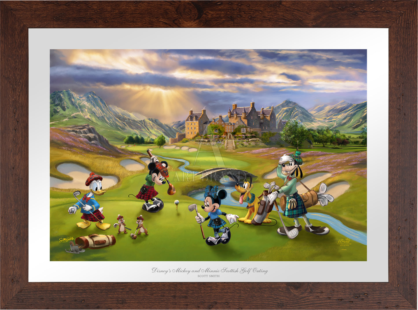 Disney's Mickey and Minnie Scottish Golf Outing - Limited Edition Paper
