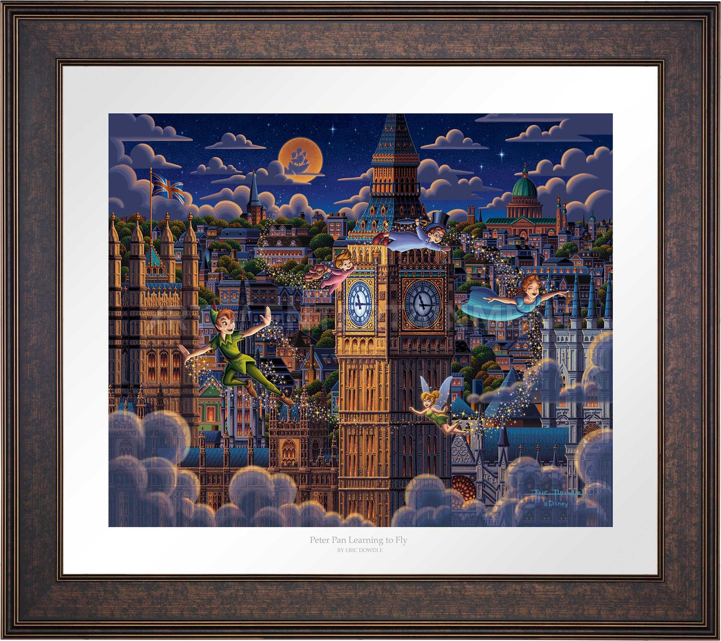 Peter Pan Learning to Fly - Limited Edition Paper (SN - Standard Numbered)