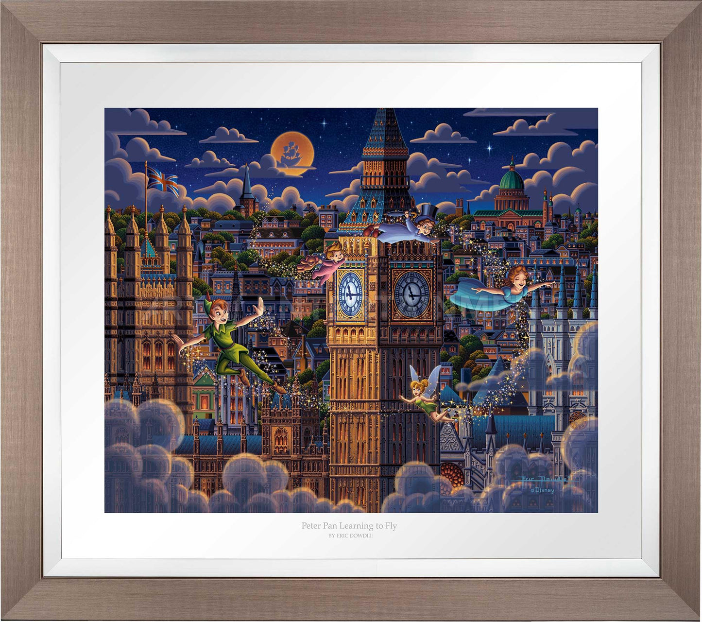 Peter Pan Learning to Fly - Limited Edition Paper (AP - Artist Proof)