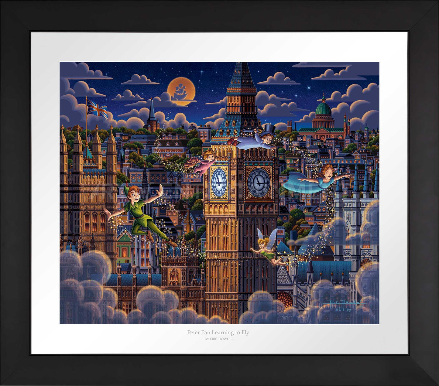Peter Pan Learning to Fly - Limited Edition Paper (AP - Artist Proof)