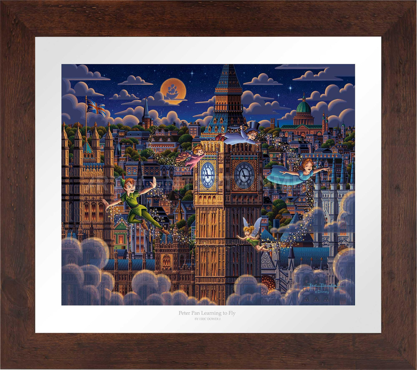 Peter Pan Learning to Fly - Limited Edition Paper (SN - Standard Numbered)