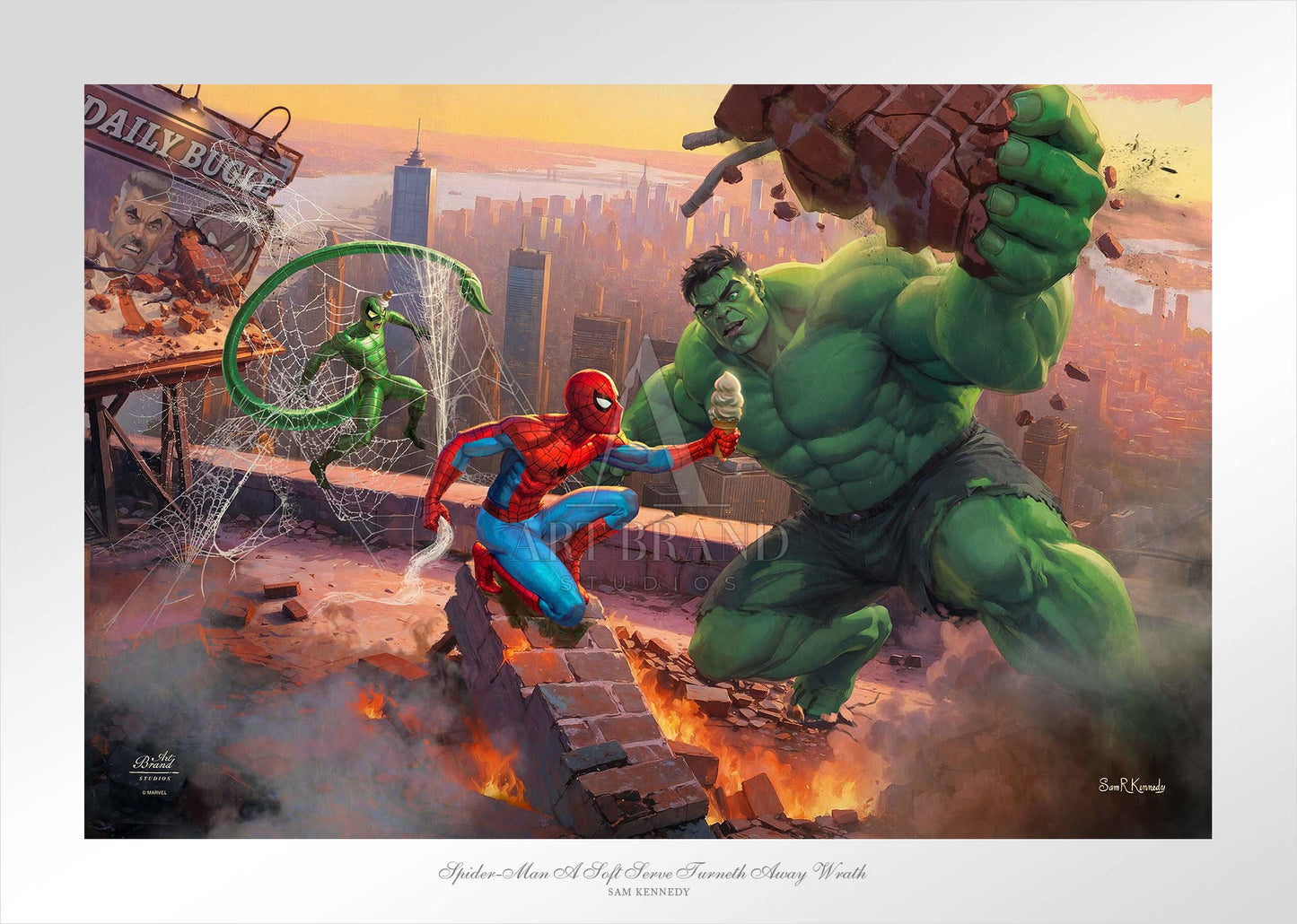 Spider-Man A Soft Serve Turneth Away Wrath - Limited Edition Paper