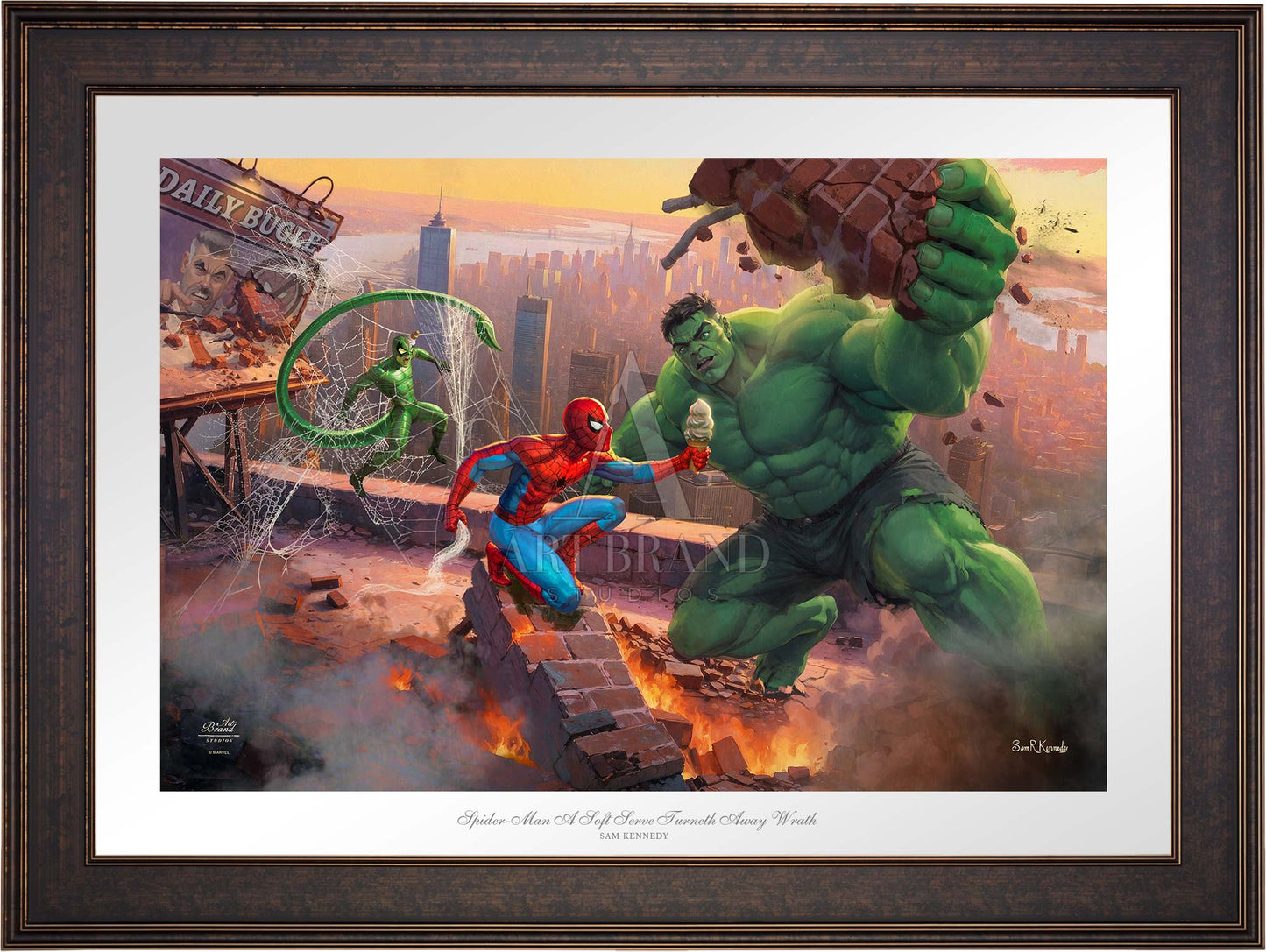 Spider-Man A Soft Serve Turneth Away Wrath - Limited Edition Paper