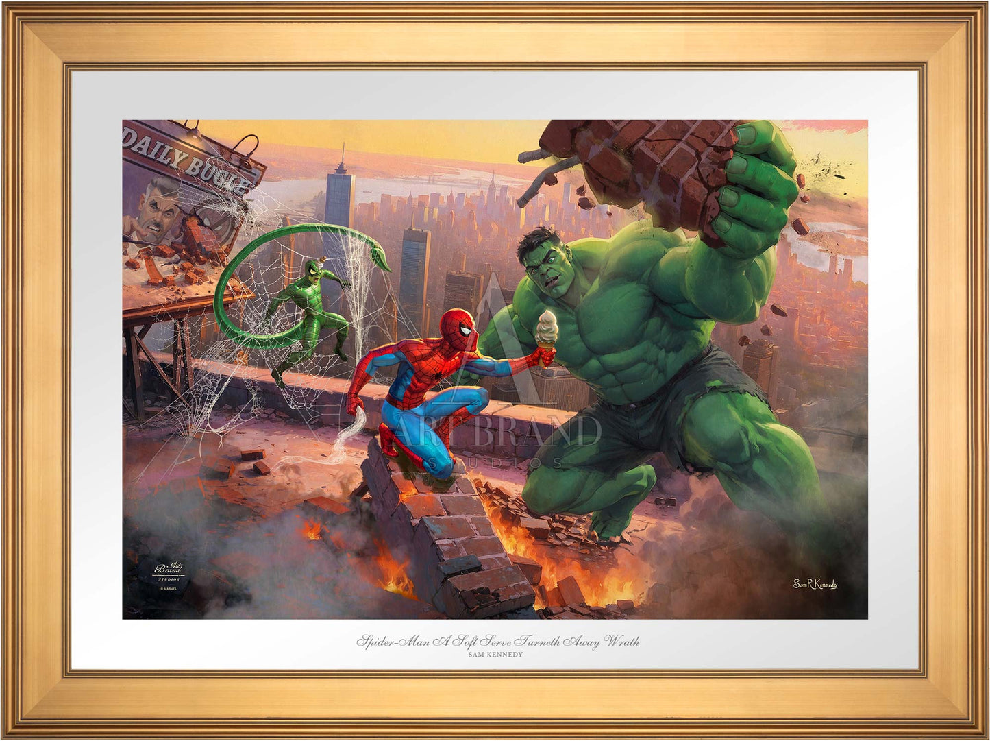 Spider-Man A Soft Serve Turneth Away Wrath - Limited Edition Paper