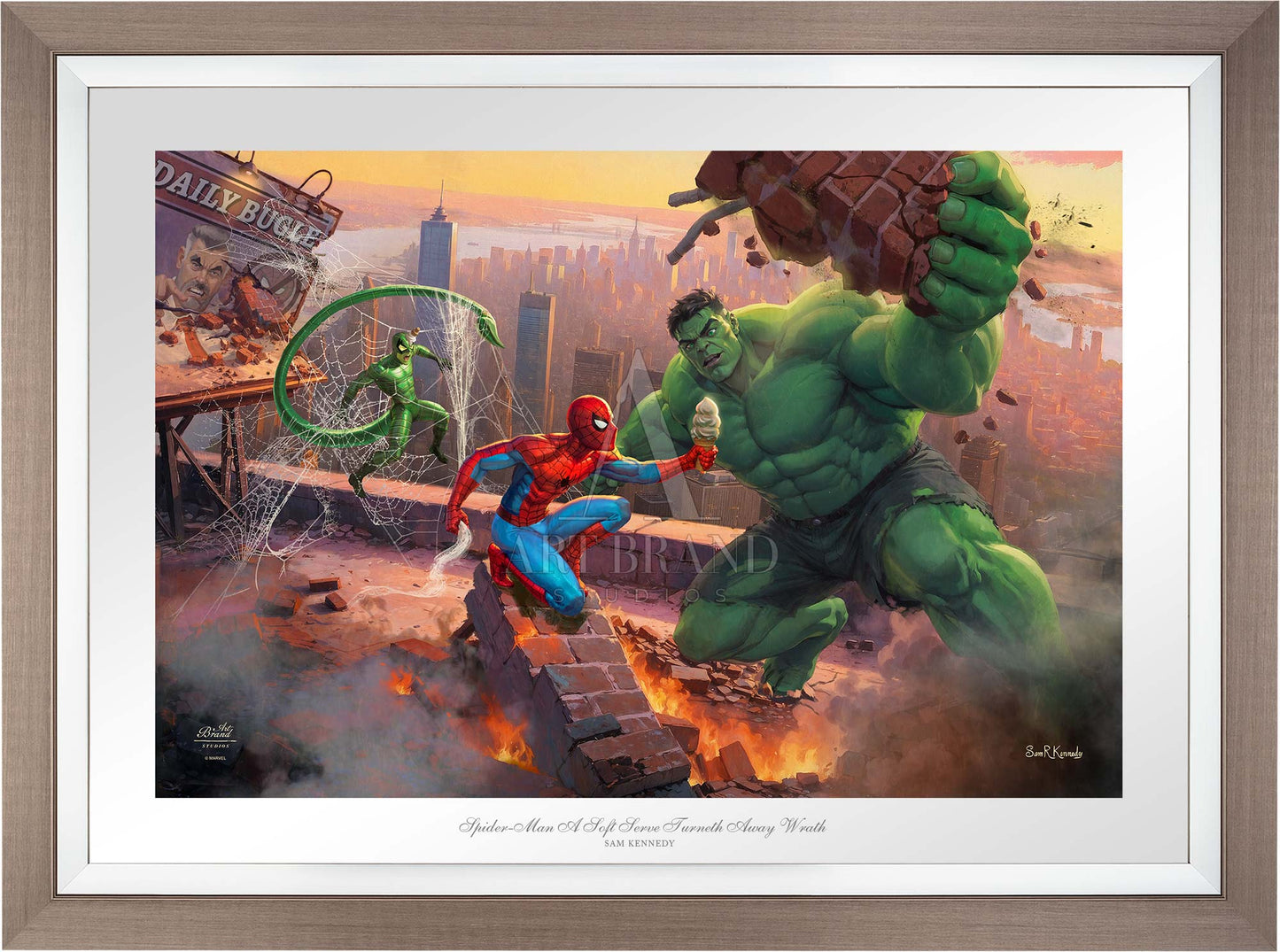 Spider-Man A Soft Serve Turneth Away Wrath - Limited Edition Paper