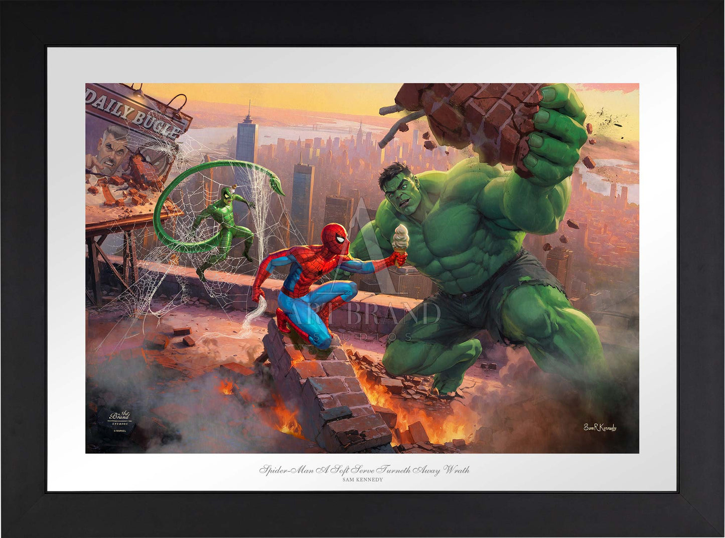 Spider-Man A Soft Serve Turneth Away Wrath - Limited Edition Paper